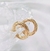 Argola Lips - Banhado Ouro 18k - Antialérgico