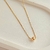 Colar Esfera - Banhado Ouro 18k - Antialérgico