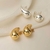 Brinco Gota Virgula - Banhado Ouro 18k - Antialérgico - comprar online