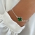 Pulseira Trevo - Verde - Banhado Prata 925 - Antialérgico