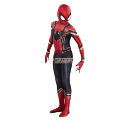 FANTASIA HOMEM ARANHA FERRO DOURADA INFANTIL/ADULTO - comprar online