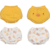 Kit 2 Tapa Fralda Bebê Menina Patinho Estampado Upi Uli