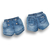 Shorts Saia Jeans infantil Baby e Girl Paula na internet