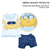 Conjunto Regata Shorts Bebê Menino Suedine Bordado Upi Uli - comprar online