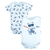 Kit Body 2 Peças Bebê Menino Suedine Estampado Urso Upi Uli