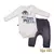 Conjunto De Bebê Body Com Culote Marfim Cristiano