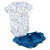 Conjunto Body Saia Bebê Menino Suedine Estampado Upi Uli