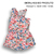 Macaquinho Infantil Menina Cotton Estamapdo Floral Upi Uli - comprar online