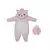 Macacão infantil Divertido Pelúcia Fofy New Gatinha