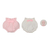 Kit Tapa Fralda 2 Peças Bebê Menina Rosa Branco Maite Laço na internet