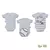 Kit De Bebê Body 2 Peças Azul Rick