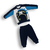 Conjunto Infantil Menino Azul Longo Inverno Isaac Monstrinho - Upi Uli