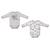 Kit Body 2 Peças Bebê Menino Suedine Estampado Dog Upi Uli