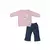 Conjunto Infantil Longo Pelucia/Jeans Melinda