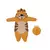 Macacão Infantil Divertido Plush Buckle/Pelucia Tigre