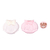 Kit Tapa Fralda 2 Peças Bebê Menina Plush Rosa Telma Laço na internet