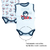 Kit Body 2 Peças Bebê Menino Suedine Estampado Upi Uli - comprar online