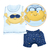 Conjunto Regata Shorts Bebê Menino Suedine Bordado Upi Uli