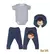 Conjunto De Bebê Body Com Culote Azul Bruno