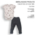Conjunto Body Culote Bebê Menina Algodão Estampado Upi Uli - comprar online