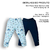 Kit 2 Peças Bebê Menino Culote Azul Camping Upi Uli - comprar online