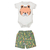 Conjunto Body Com Shorts Suedine Estampado Safari Upi Uli