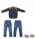 Conjunto infantil Longo Jeans/Matelasse Upiuli
