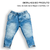 Calça Jeans Azul Bebê Menina Megan Baby Girl Upi Uli - comprar online