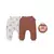 Kit De Bebê Culote 2 Peças Malhão/Malha Lanza Lufe