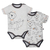 Kit 2 Body Bebê Menino Suedine Estampado Cachorro Upi Uli
