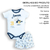 Conjunto Body Shorts Bebê Menina Suedine Estampado Upi Uli - comprar online