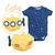 Conjunto Bebê Menino Body Azul Com Tapa Fralda Boat Upi Uli na internet