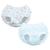Kit 2 Tapa Fralda Bebê Menina Suedine Estampado Flor Upi Uli