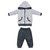 Conjunto Blusa Com Calça Bebê Menino Algodão Liso Upi Uli