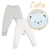 Kit 2 Peças Culote Bebê Suedine Estampado Ursinho Upi Uli - comprar online