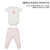 Conj. de bebê Body C/Culote Malha Eco Nature Sofia - Upi Uli