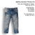 Calça Comprida Infantil Menino Jeans Lisa Upi Uli - comprar online