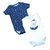 Kit Body 2 Peças Bebê Menino Suedine Estampado Upi Uli na internet