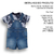 Banho De Sol De Bebê Com Camiseta Azul Renato - Upi Uli