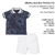 Conjunto Bebê Menino Algodão Estampado Praia Upi Uli - comprar online