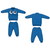 Conjunto Bebê Menino Moletom Longo Azul Inverno Luan