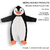 Macacão Longo Com Pézinho Bebê Algodão Pinguim Upi Uli - comprar online