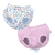 Kit 2 Tapa Fralda Bebê Menina Suedine Estampado Flor Upi Uli