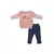 Conjunto Infantil Longo Moletom/Pelucia/Jeans Amanda