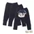 Kit de Bebê 2 Peças Culote Preto Cristiano