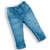 Calça Comprida Bebê Menino Jeans Azul Escuro Liso Upi Uli na internet