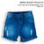 Shorts Saia Jeans Azul Bebê Menina Megan Upi Uli - comprar online