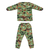 Conjunto Infantil Menino Algodão Inverno Verde Seco