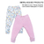 Kit 2 Culote Bebê Menina Suedine Estampado Floral Upi Uli - comprar online