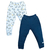Kit 2 Peças Culote Bebê Menino Suedine Estampado Upi Uli